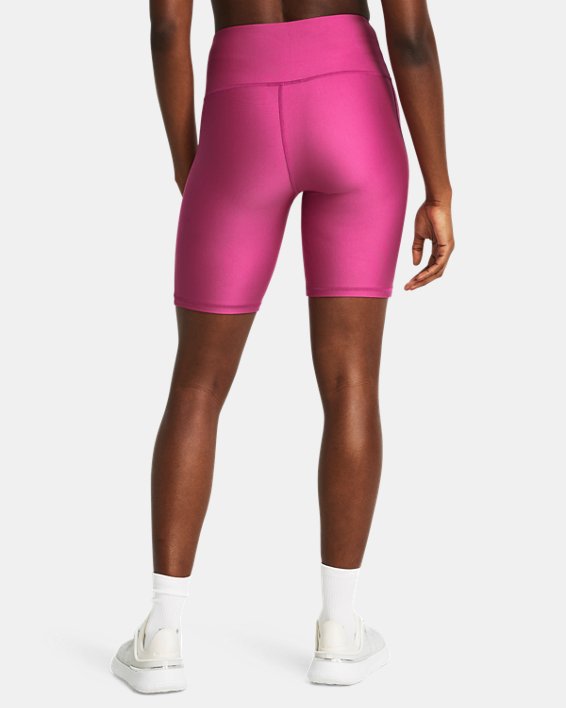 Damen HeatGear® Fahrradshorts, Pink, pdpMainDesktop image number 1